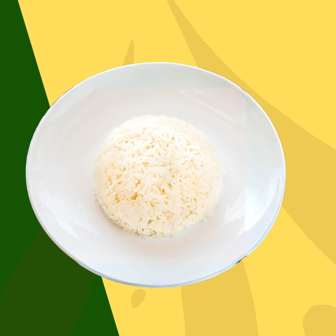 How we serve the Arroz Blanco at our restaurant