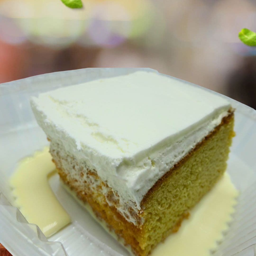 How we serve the Tres Leche at our restaurant